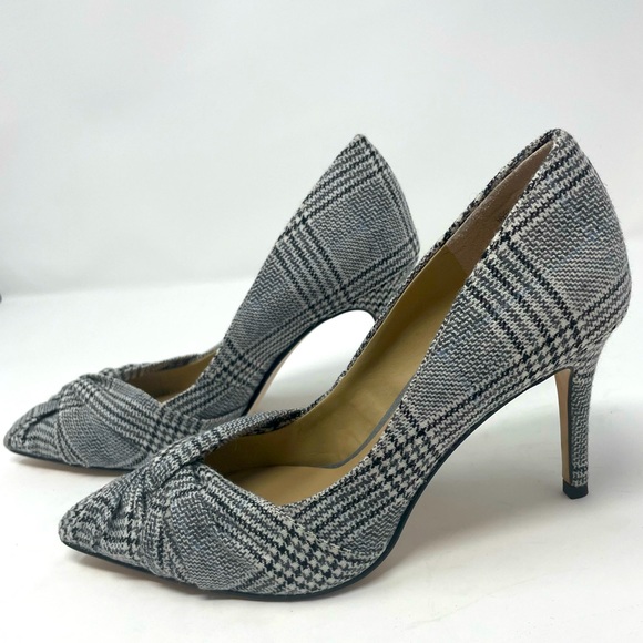 Ann Taylor Plaid Pumps - Picture 3 of 7